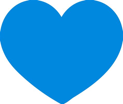 Blue heart, a sign of love. 8445542 Vector Art at Vecteezy