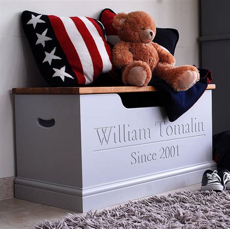 personalised toy box or storage chest by chatsworth cabinets | notonthehighstreet.com