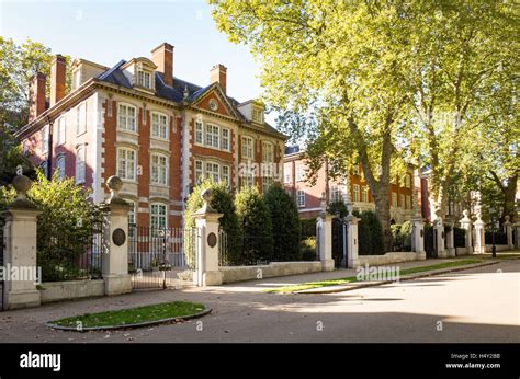 Mansions in Kensington Palace Gardens, London, England, UK Stock Photo - Alamy