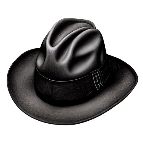 Cowboy Hat Colored Pencil Drawing · Creative Fabrica