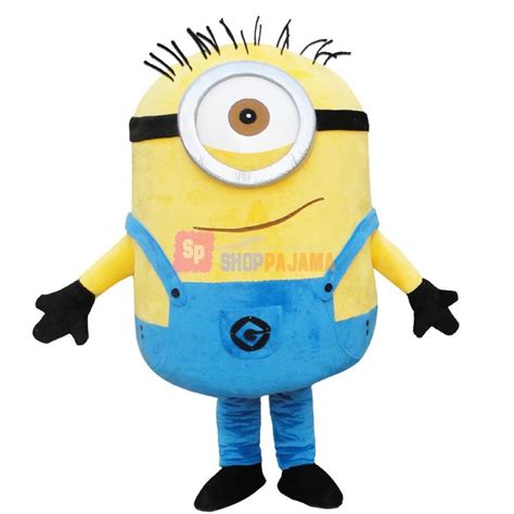 One Eye Despicable Me Minion Cartoon Mascot Costume