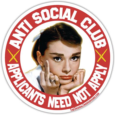 Anti Social Club Sticker – True Jersey