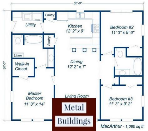 45 40X50 Metal Building Floor Plans Stylish – New Home Floor Plans