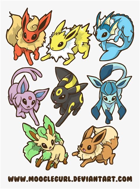 Eevee Fan Art - Pokemon Drawings Eevee Evolutions - 758x1054 PNG Download - PNGkit