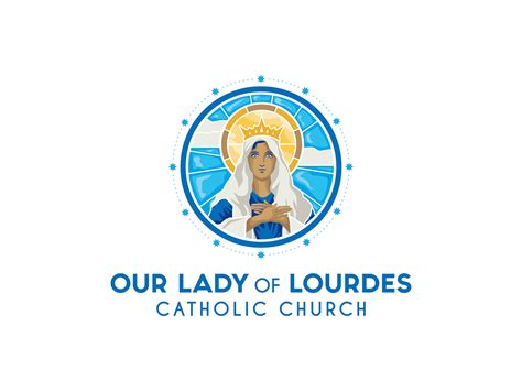 Our Lady of Lourdes Catholic Church Logo Concept on Behance