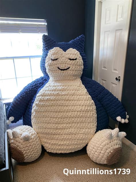 Crochet Snorlax By Nmakinson On DeviantArt, 60% OFF