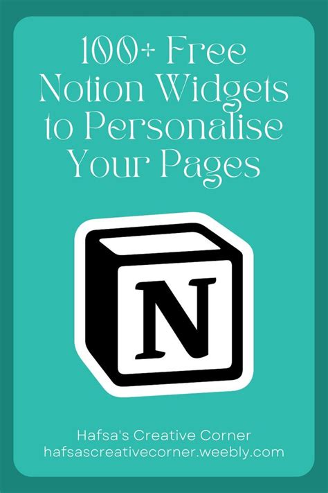 100+ Free Notion Widgets to Personalise Your Pages | Notions, Digital organization, Widget