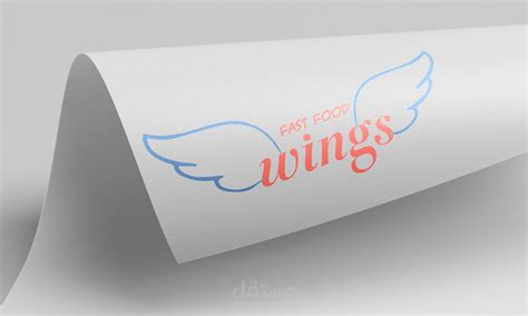 logo - wings fast food restaurant | مستقل