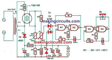 Gas Sensor Circuit