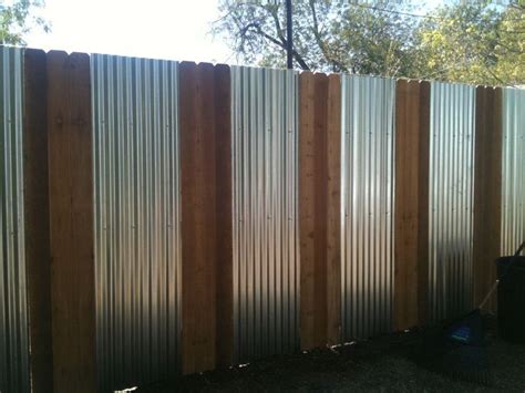 privacy fence using tin - Google Search | Corrugated metal fence, Privacy fence designs, Privacy ...