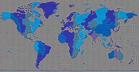 World Map Time Zones Wallpaper - WallpaperSafari