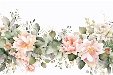 Watercolor Floral Background Graphic by shahsoft · Creative Fabrica