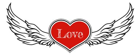 Heart Wings - Heart With Wings Png, Transparent Png , Transparent - Clip Art Library