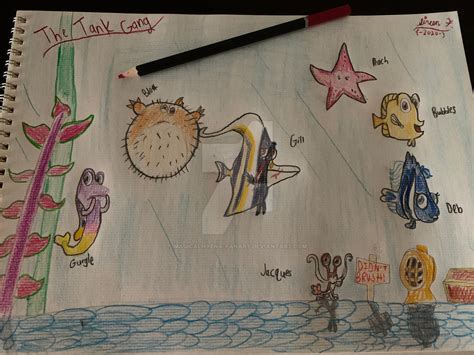 Finding Nemo - The Tank Gang by MagicalHyena-FanArt on DeviantArt