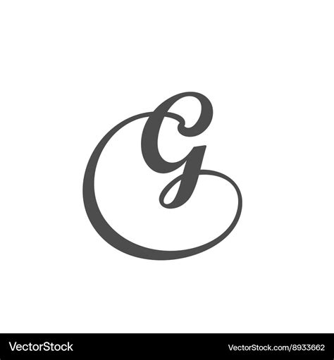 Letter g logo design template Royalty Free Vector Image