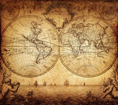 18th Century World Map Wall Mural | 18th Century World Map Wallpaper | Wallsauce USA