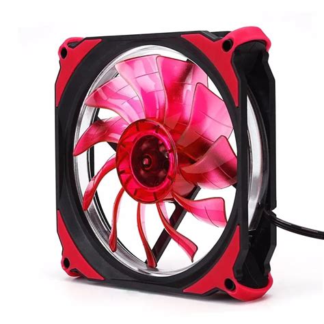 120mm LED Silent Fan PC Computer Chassis Fan Case Heatsink Cooler ...