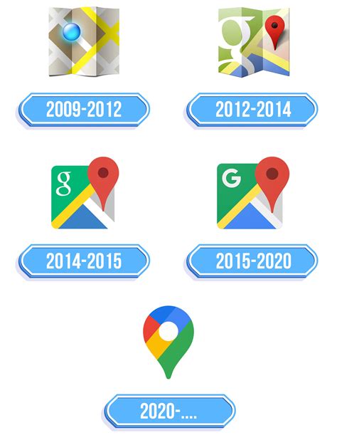 Google Maps Logo - Storia e significato dell'emblema del marchio