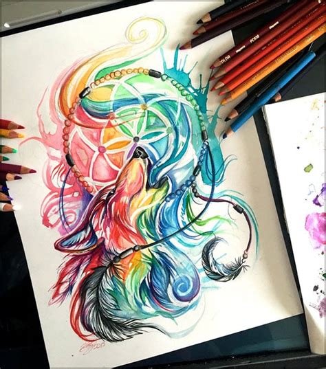 20+ Amazing Colour Pencil Drawings by Katy Lipscomb – Designbolts