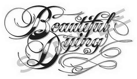 Cursive Tattoo Fonts Lettering Generator - Jeung Fonts