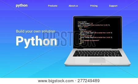 Python Programming Vector & Photo (Free Trial) | Bigstock