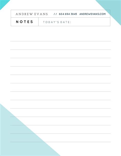 Notepad Design Template