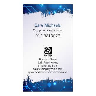 Computer Programmer Business Cards & Templates | Zazzle