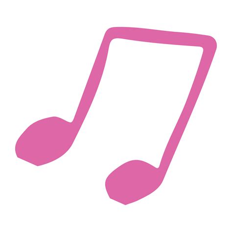 pink music notes element 26684862 PNG