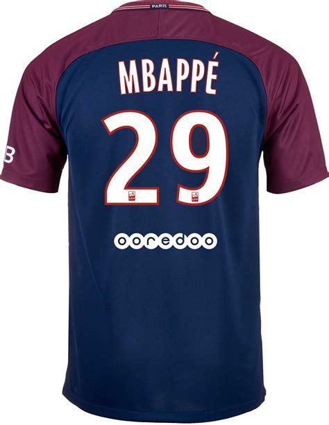 Nike Kids Kylian Mbappe PSG Home Jersey 2017-18 - SoccerPro