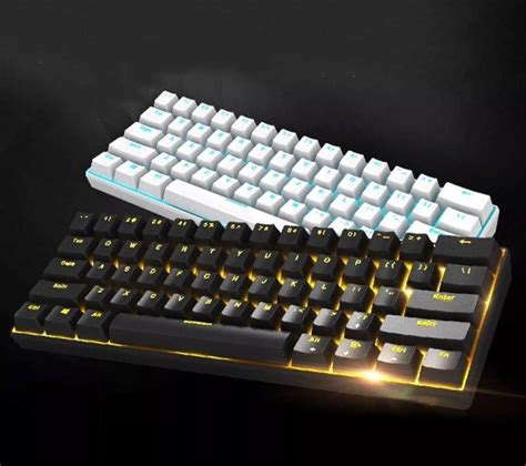 Rk61 Mechanical Keyboard Bluetooth Wireless White LED Backlit Gaming, Computers & Tech, Parts ...