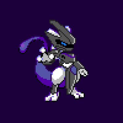 Mewtwo armored pixel | Fondos de pantalla