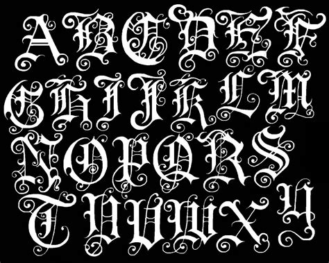 The gallery for --> Fancy Old English Fonts