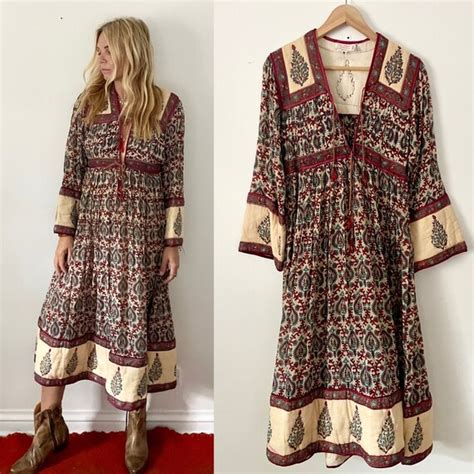 indian block print dress - Gem