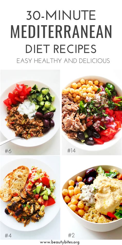 40+ Mediterranean Diet Recipes That Take 30 Minutes Or Less - Beauty Bites