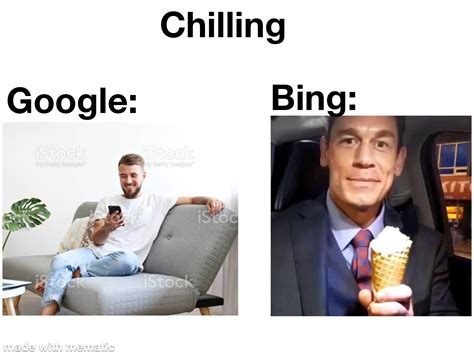 Bing Chilling Meme Lyrics