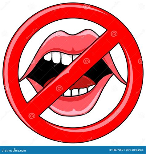 No Talking Cartoon Vector | CartoonDealer.com #48877085