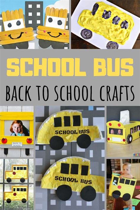 Easy School Bus Crafts for Back to School - Red Ted Art - Kids Crafts