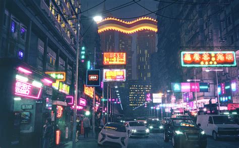 ArtStation - Neon city