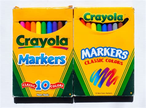 10 Count Crayola Classic Fine Tip Markers: What's Inside the Box | Jenny's Crayon Collection