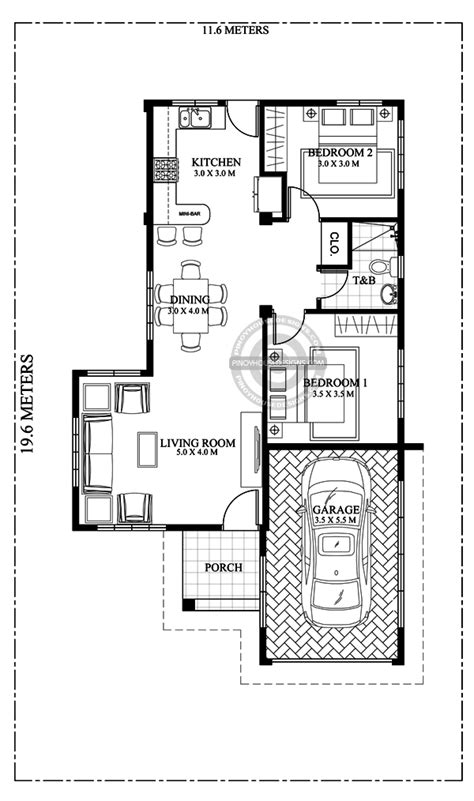 Celeste, One Storey House Design - Pinoy House Designs - Pinoy House Designs