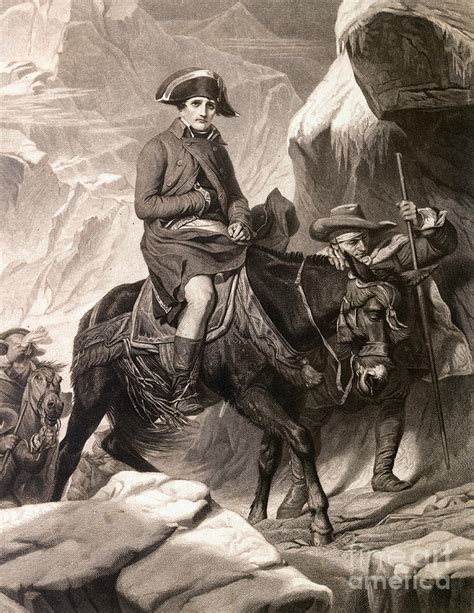 Napoleon Crossing The Alps Photograph by Bettmann - Fine Art America