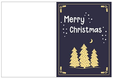 Christmas Card Template - 10 Free PDF Printables | Printablee