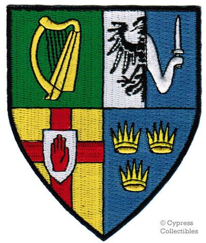 IRELAND PROVINCES COAT of ARMS PATCH – IRISH PATCHES