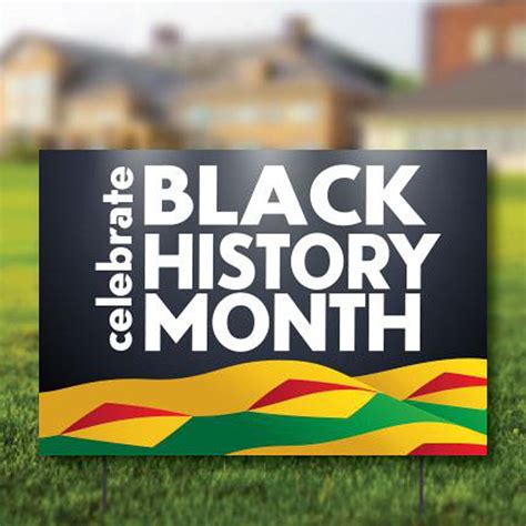 Celebrate Black History Month Banner & 2 Yard Signs Set - Etsy