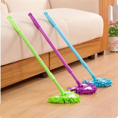 Mini Mop Bathroom floor cleaning tool Flat lazy Mop Wall Household Cleaning Brush Chenille Mop ...