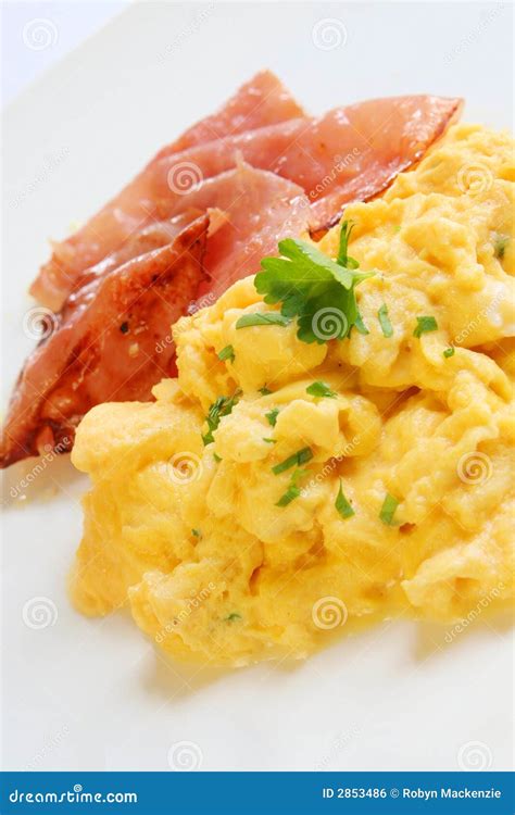 Scrambled Eggs And Bacon Stock Photo | CartoonDealer.com #2853486