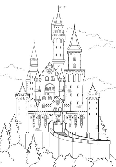 How to Draw a Castle Castle Drawing Easy, Disney Castle Drawing, Castle Sketch, Sketches Easy ...