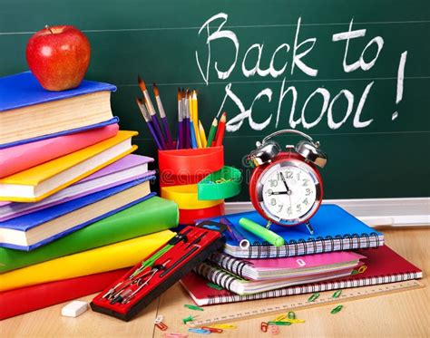 Back to school supplies. stock image. Image of group - 20381097