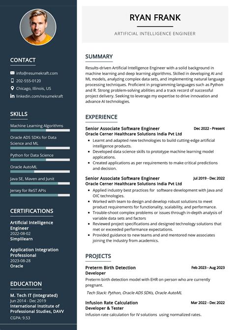 Artificial Intelligence Engineer Resume Sample in 2024 - ResumeKraft