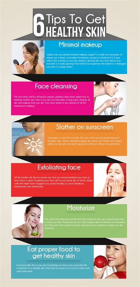 6 Simple Tips To Get Healthy Skin | Gesunde haut, Haut, Tipps